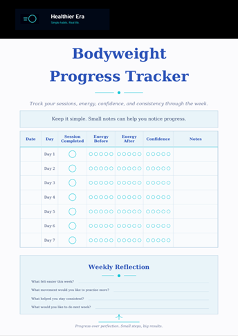 Progress Tracker preview page